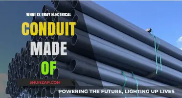 Gray Electrical Conduit: What Material is Used?
