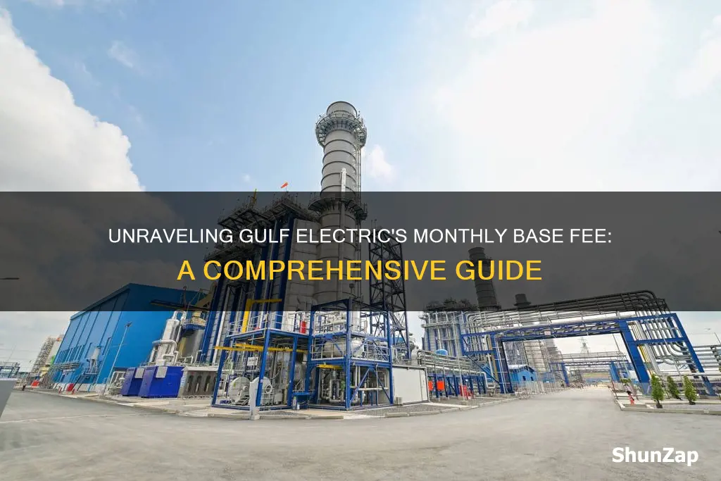 what is gulf electric company monthly base fee