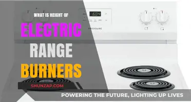 How High Should Electric Range Burners Be?