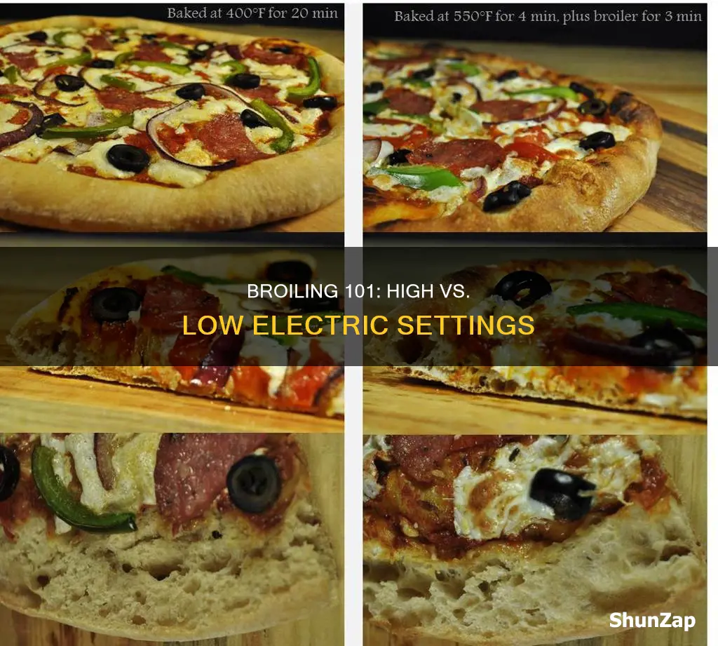 what is high broil vs low electric