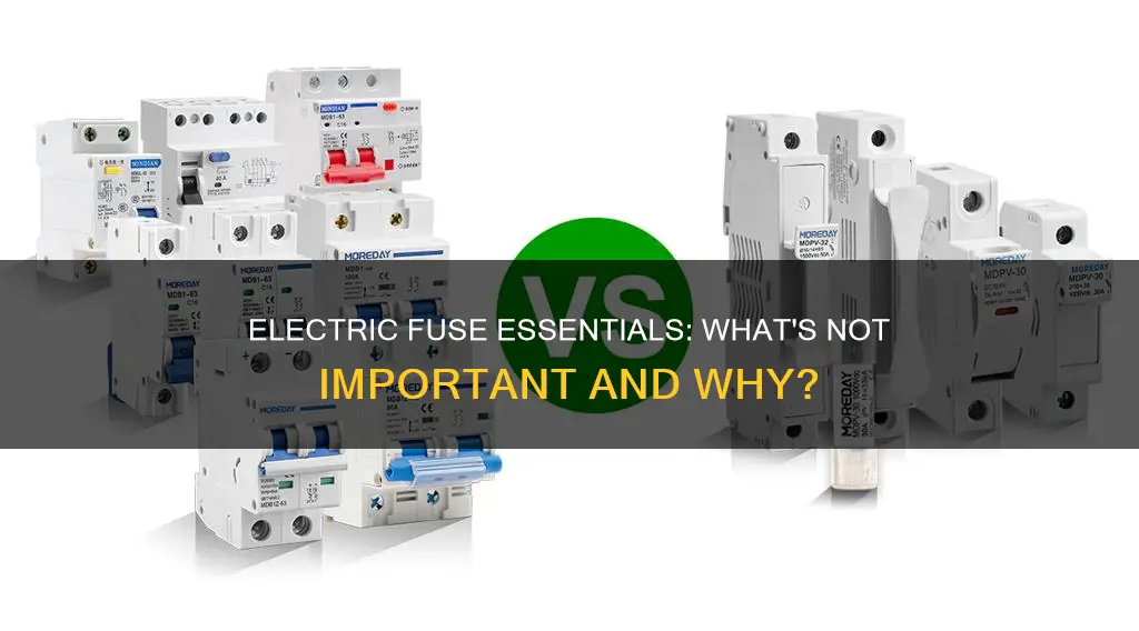 what is immaterial for an electric fuse