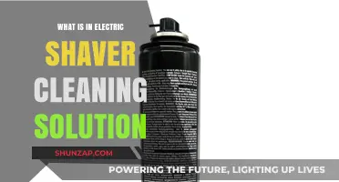 Electric Shaver Cleaning Solution: What's Inside?