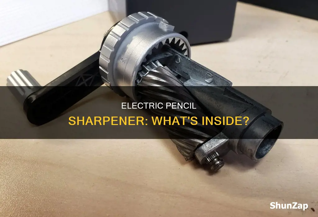 what is inside an electric pencil sharpener