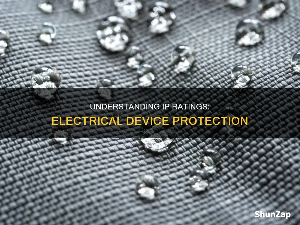 what is ip rating in electrical terms