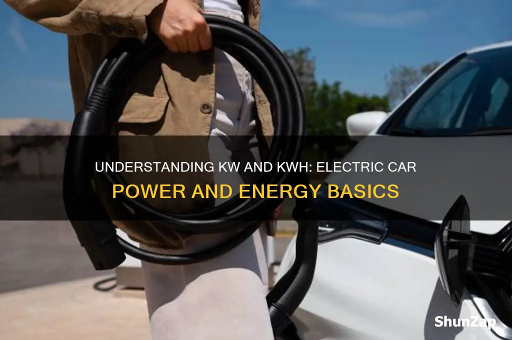what is kw and kwh in electric cars