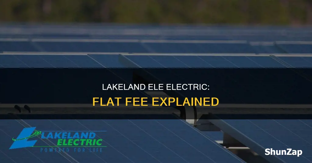what is lakeland ele electric flat fee