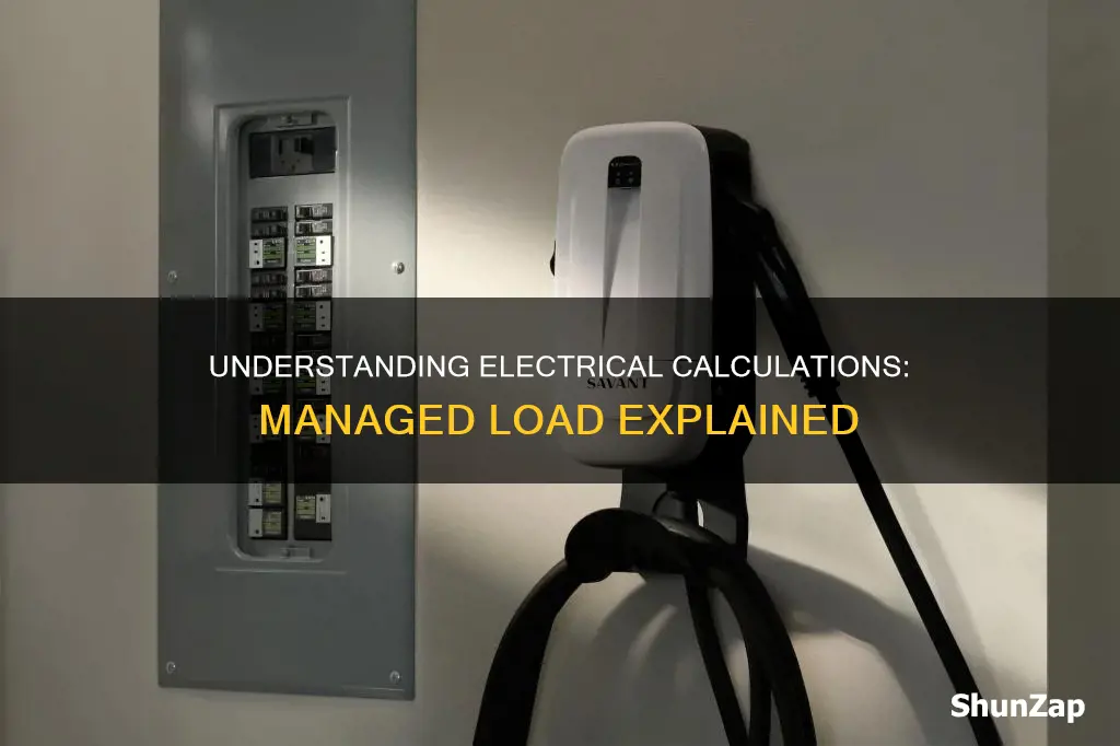 what is managed load in electrical calculations