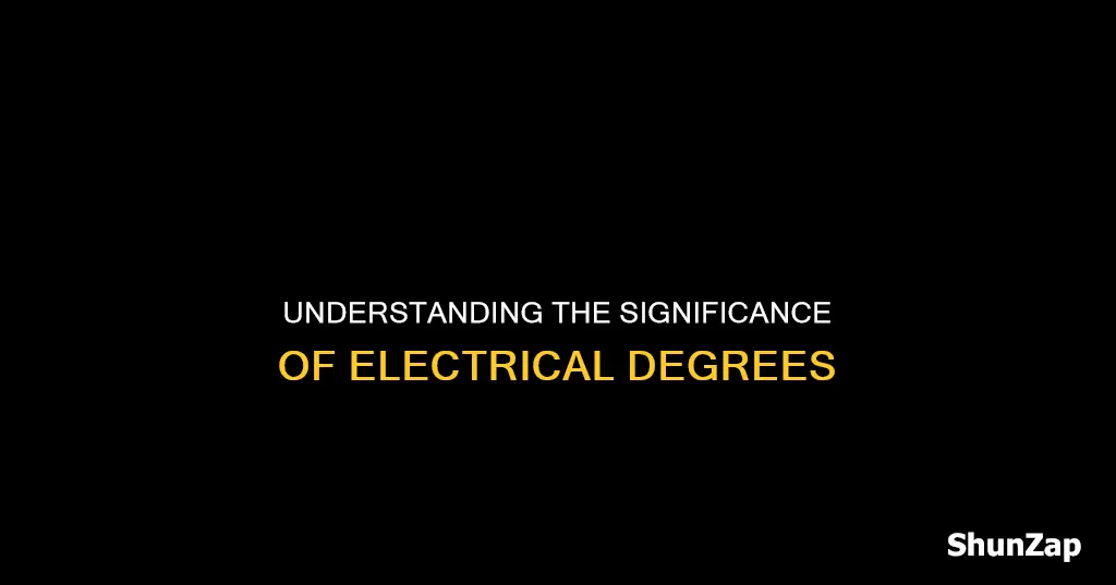 what is meaning of electrical degree