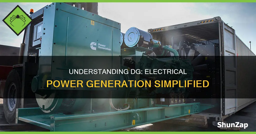 what is meant by dg in electrical