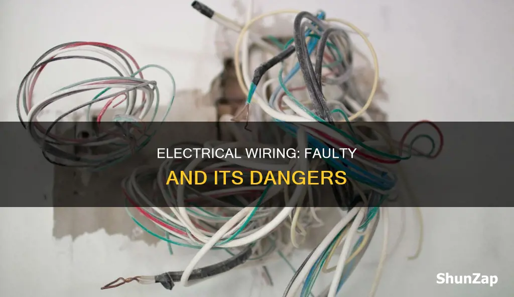 what is meant by faulty electrical wiring