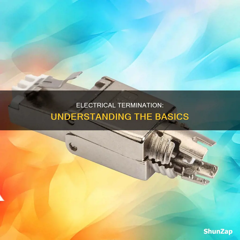 what is meant by termination in electrical
