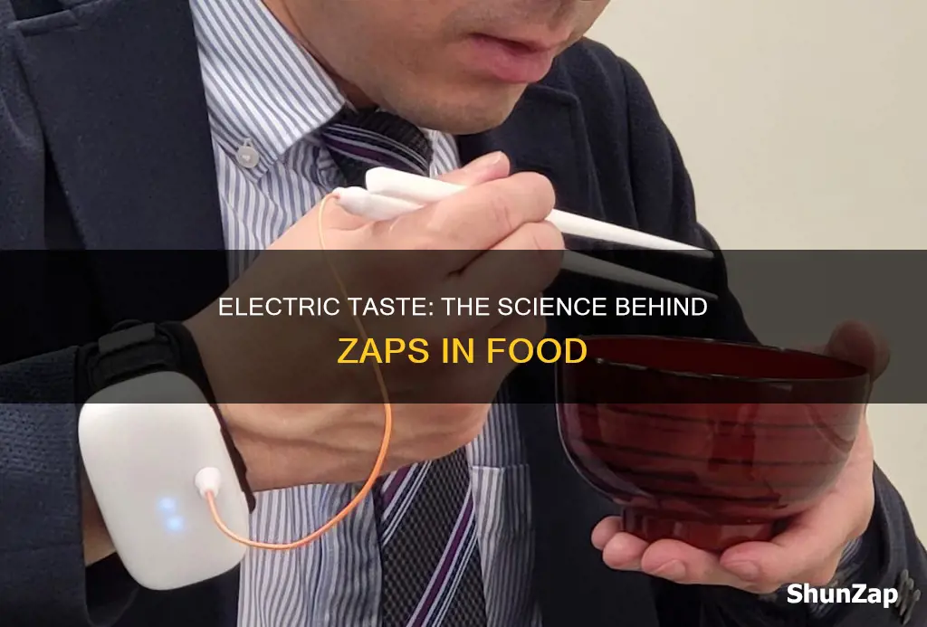 what is meant electric taste in food