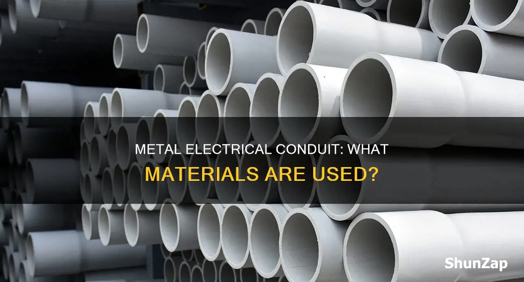 what is metal electrical conduit made of