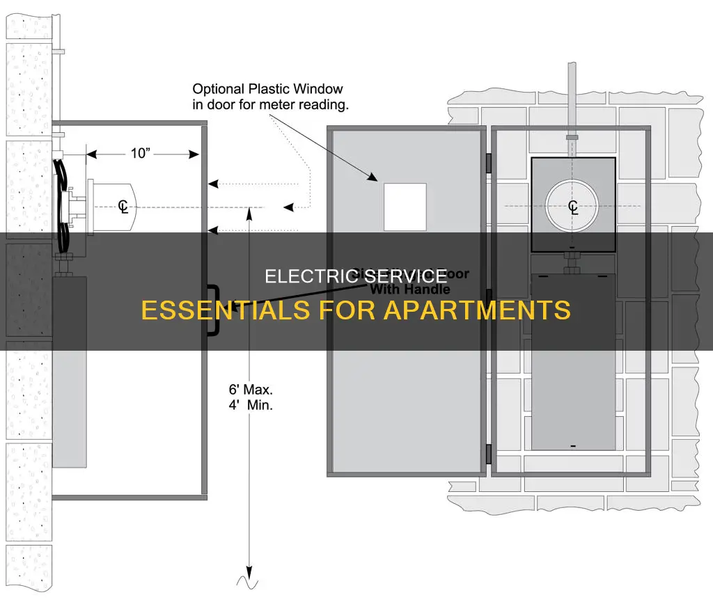 what is minimum electric service for apartment