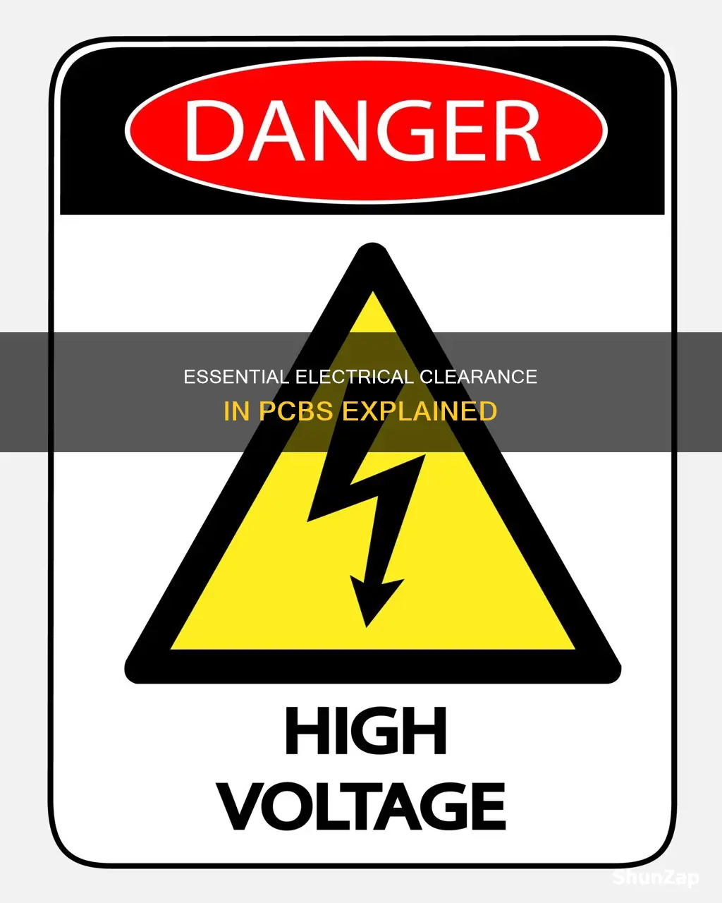 what is minimum electrical clearance in pcb