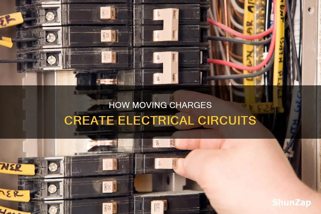 what is moving in an electrical circuit