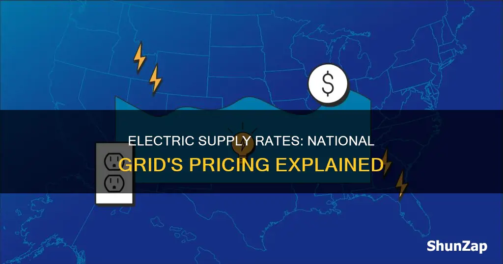 what is national grid electric supply rate