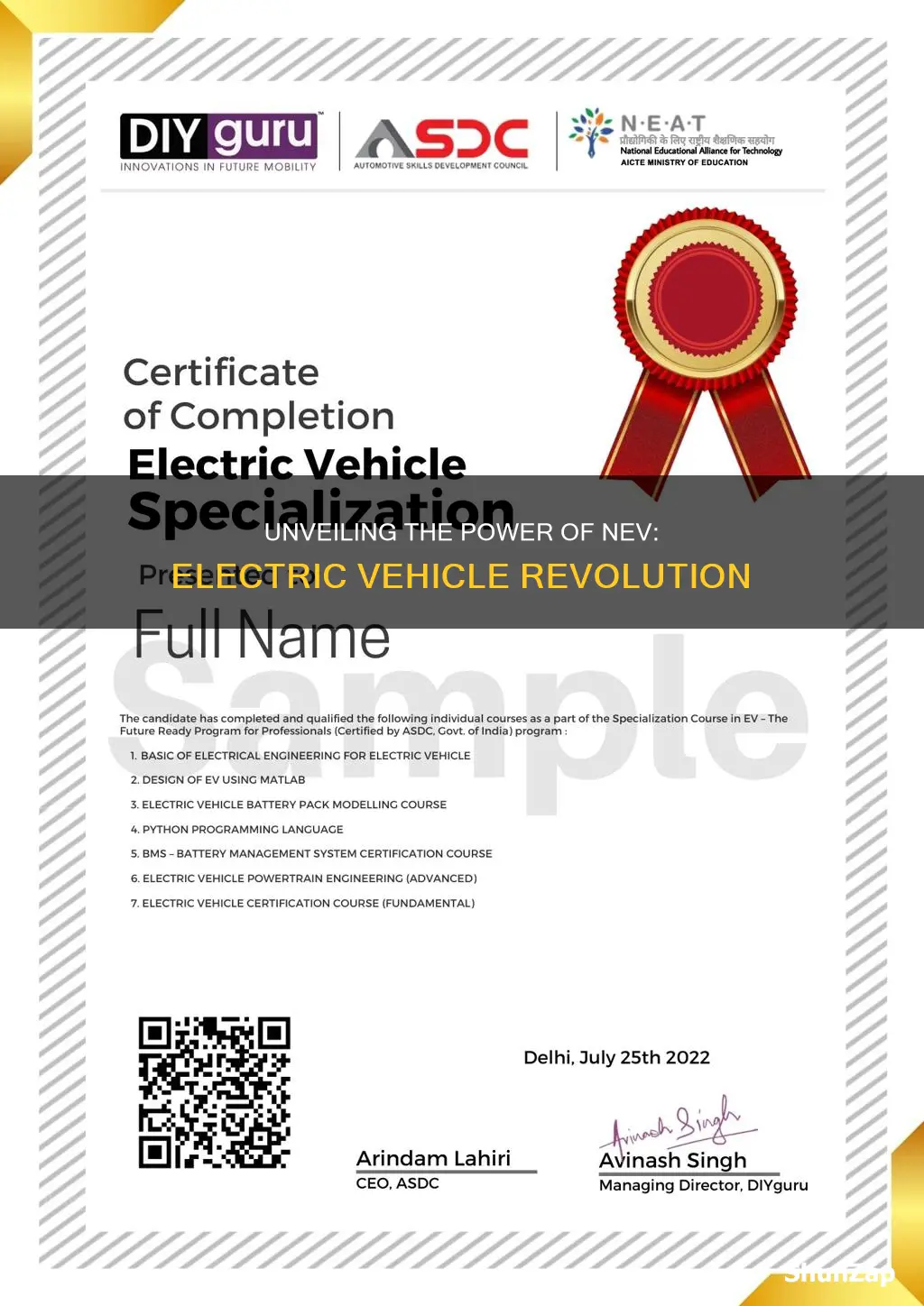 what is nev electric vehicle