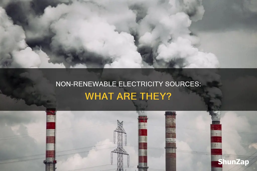 what is non-renewable source of electricity