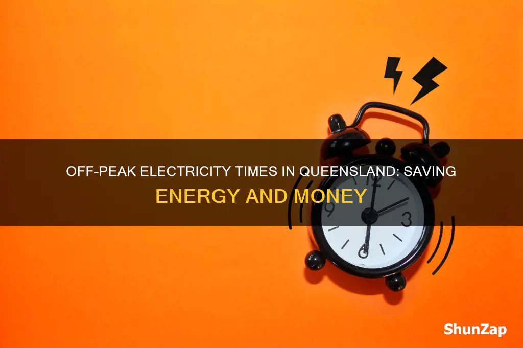 what is off peak electricity times queensland