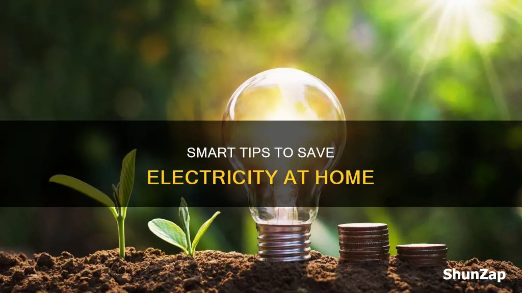 what is one way to save electricity