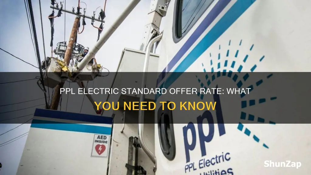what is ppl electric standard offer rate