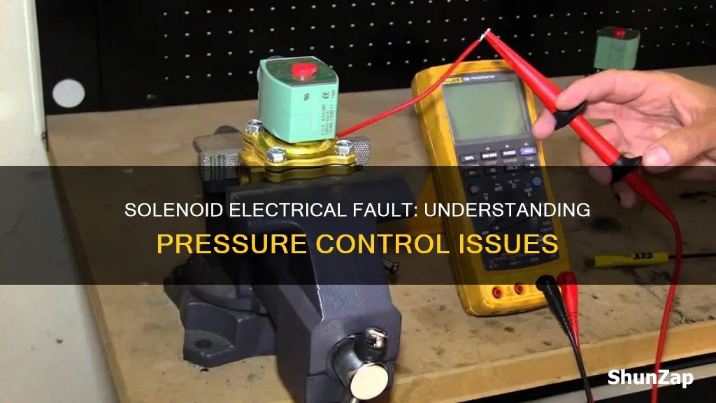 what is pressure control solenoid electrical fault