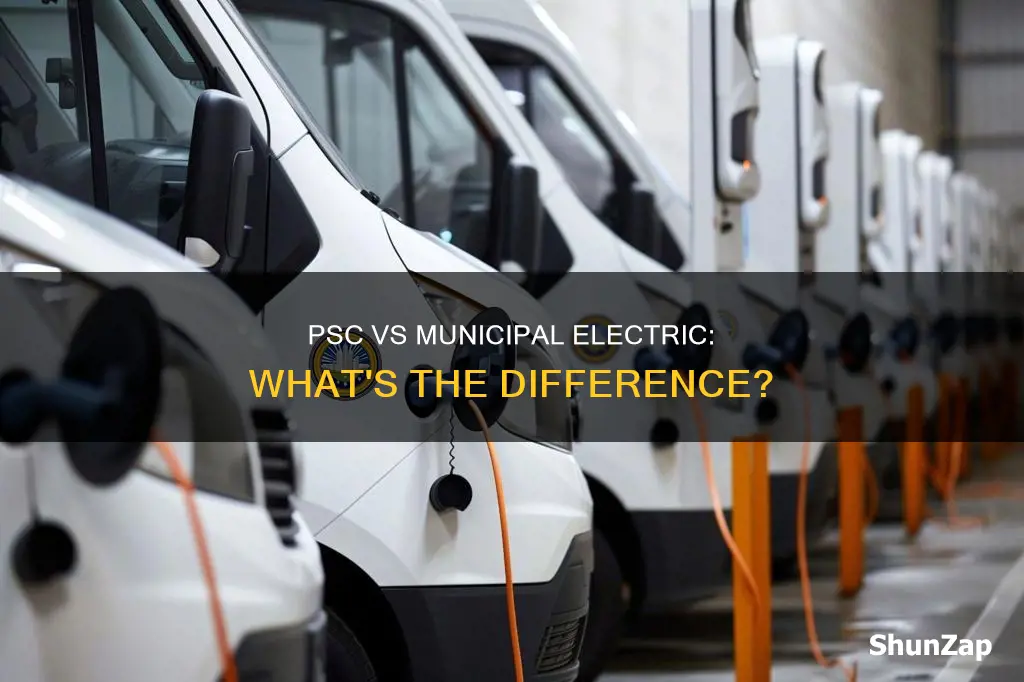 what is psc electric vs municipal electric