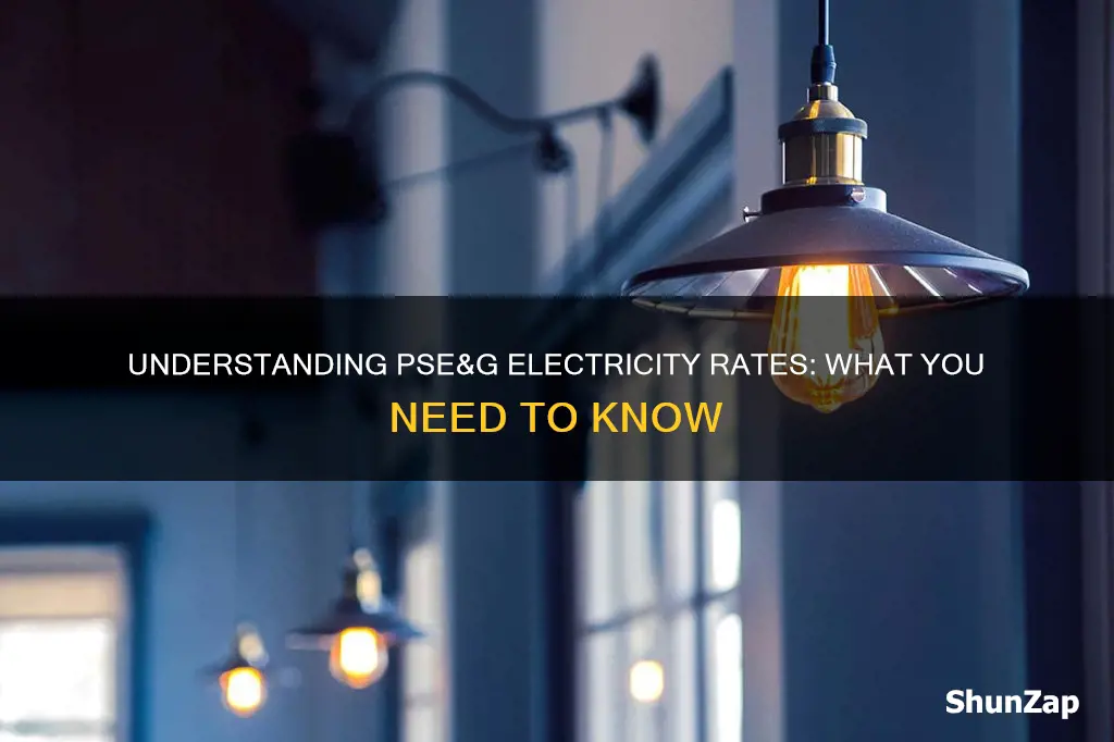 what is pse and g electricity rates