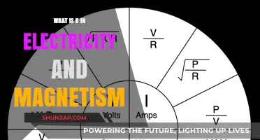 Understanding 'R' in Electricity and Magnetism