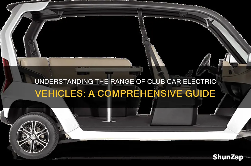 what is range on club car electric