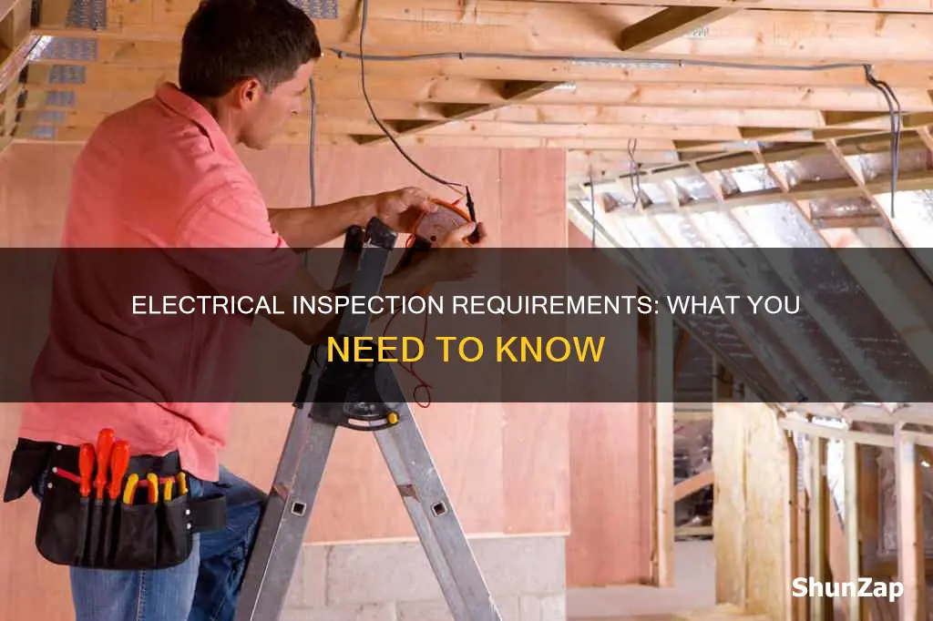what is required for rough electrical inspection
