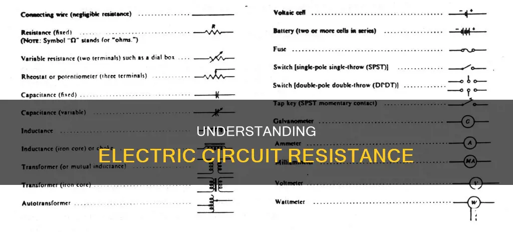 what is resistance in a electric circuit