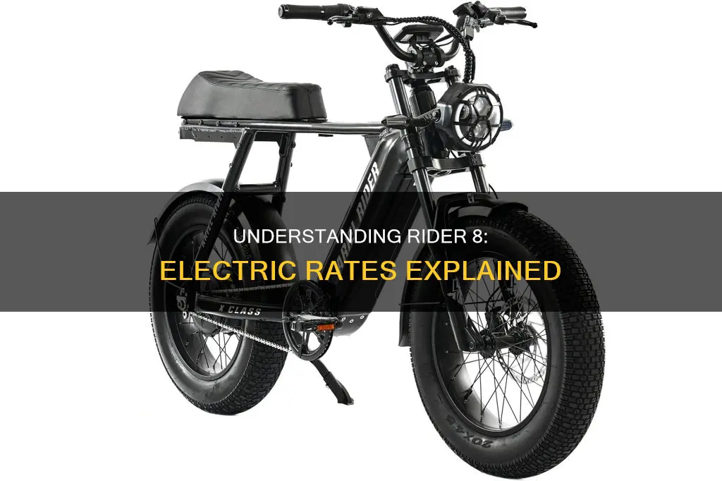 what is rider 8 for electric rates
