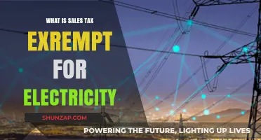 Sales Tax Exemption: Electricity and Its Benefits