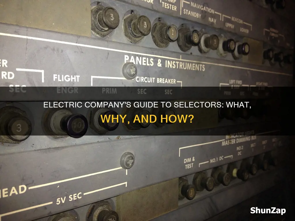 what is selector for the electric company