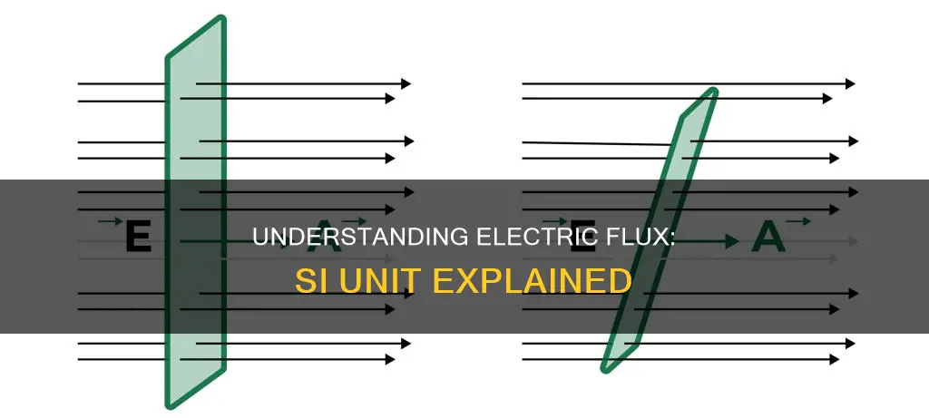 what is si unit of electric flux