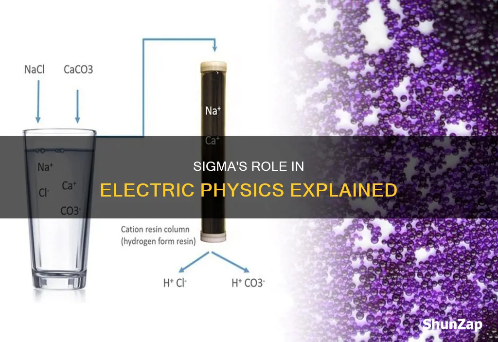 what is sigma in physics with electricity