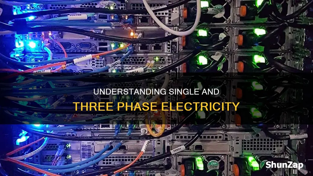 what is single and three phase electricity