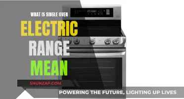 Understanding Single Oven Electric Range: All You Need to Know