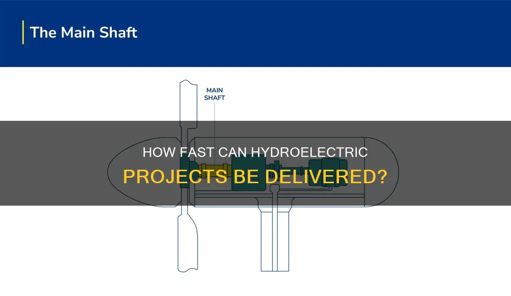 what is speed of hydro electric project