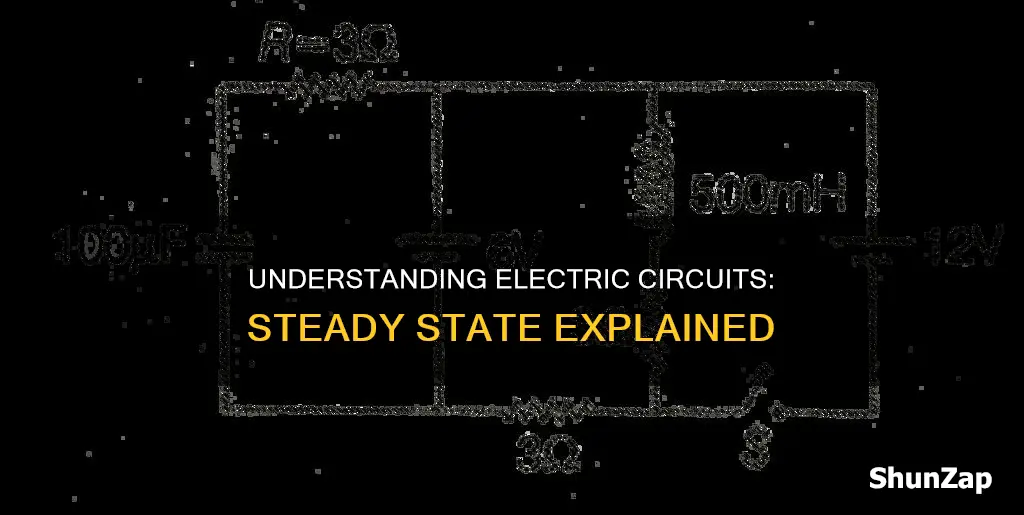 what is steady state in electric circuit