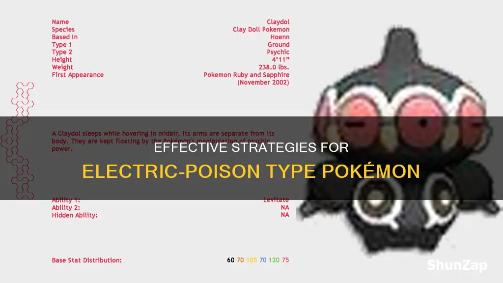 what is super effective against electric poison