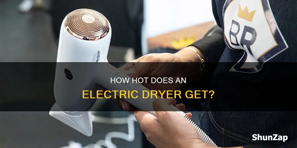 what is temp limit of electric dryer