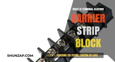 Electric Barrier Strip Block: Terminal Connection Safety