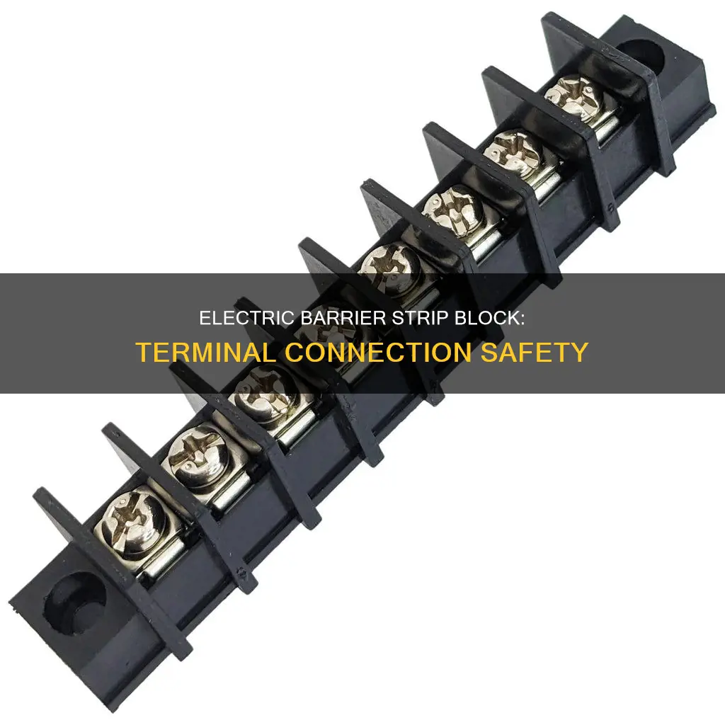 what is terminal electric barrier strip block