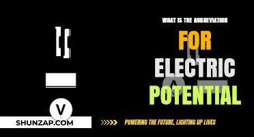 Understanding the Electric Potential: What's the Abbreviation?