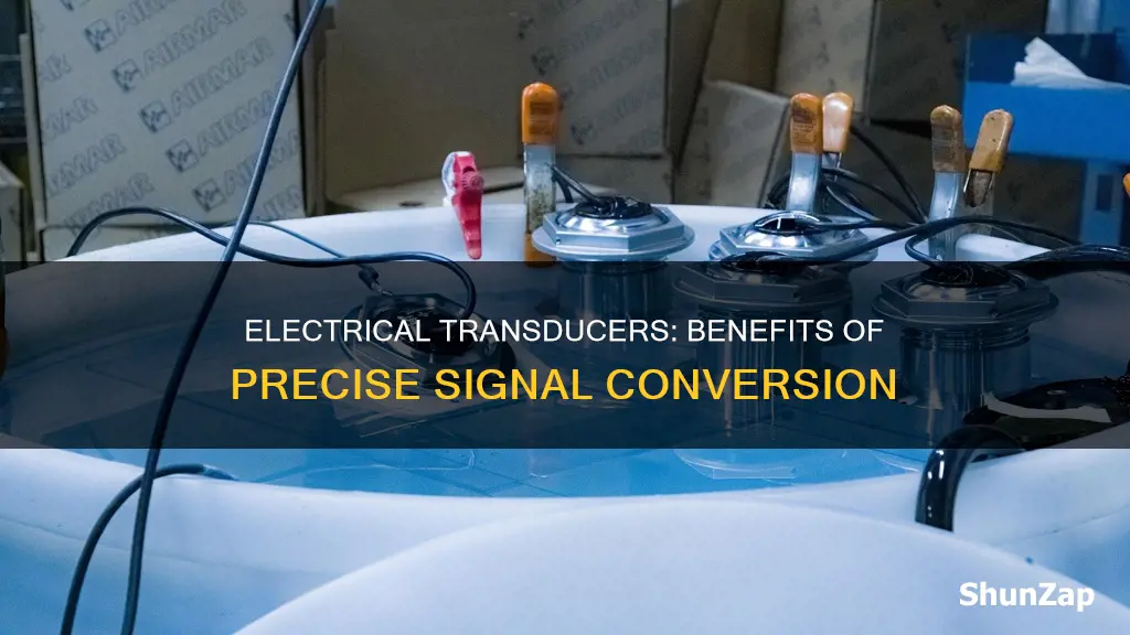 what is the advantage of electrical transducers