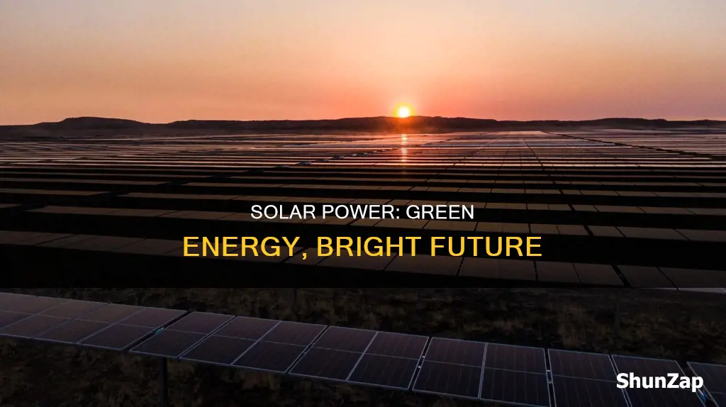 what is the advantage of solar electricity