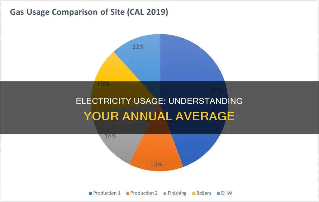 what is the average annual electricity usage